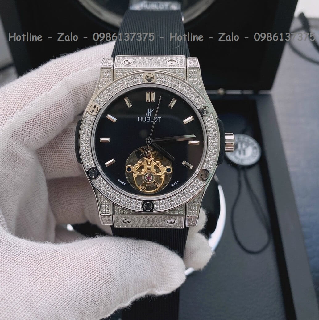 Đồng Hồ Hublot Classic Fusion Automatic Nam Silicon Đen 42mm