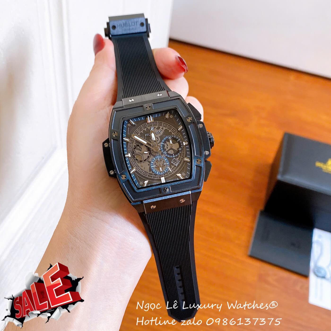 Đồng Hồ Hublot Spirit of Big Bang Dây Cao Su Đen Size 42mm - Hublot Atomatic