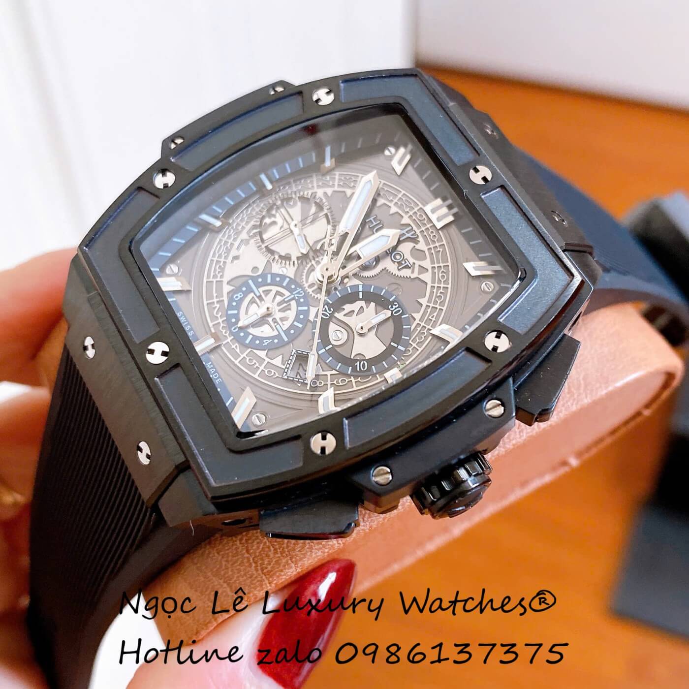 Đồng Hồ Hublot Spirit of Big Bang Dây Cao Su Đen Size 42mm - Hublot Atomatic