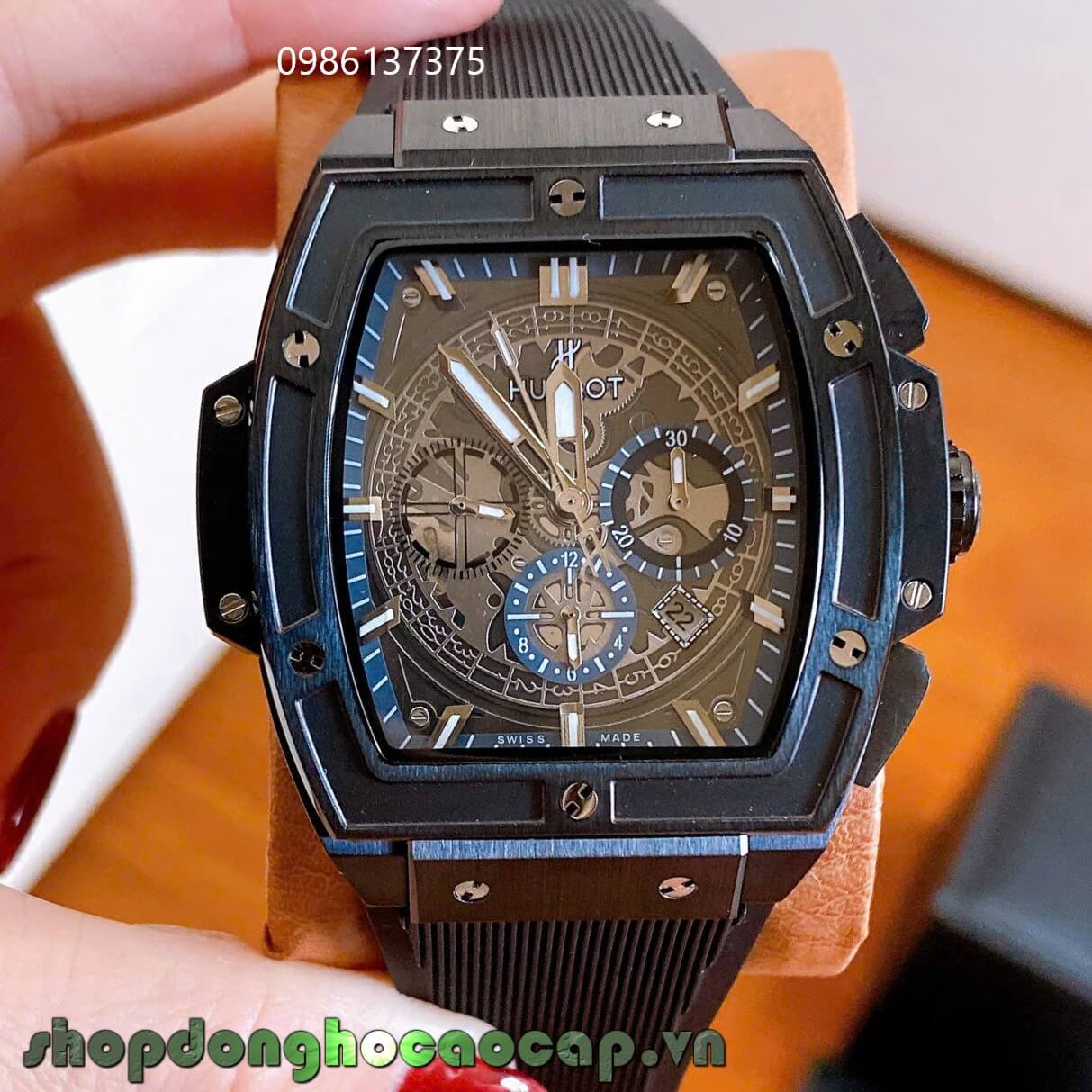Đồng Hồ Hublot Spirit of Big Bang Dây Cao Su Đen Size 42mm - Hublot Atomatic