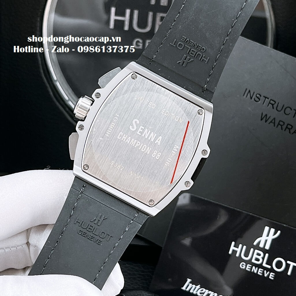 Đồng Hồ Hublot Spirit Of Big Bang Nam Dây Silicon Đen Replica 42mm