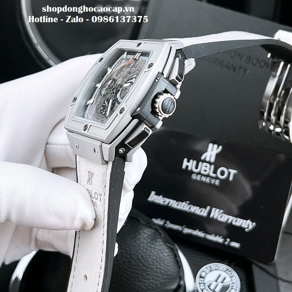 Đồng Hồ Hublot Spirit Of Big Bang Nam Dây Da Xám Replica 42mm