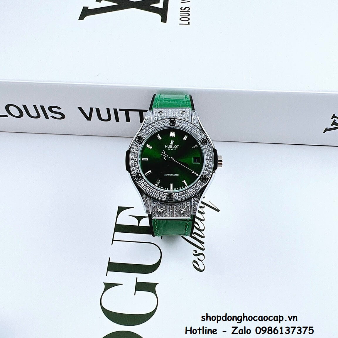 Đồng Hồ Hublot Classic Fusion Tự Động Xanh Lá 34mm