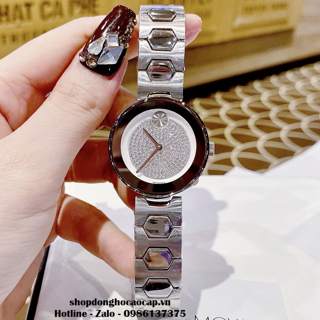 Đồng Hồ Movado Bold Nữ Dây Kim Loại Màu Silver 32mm