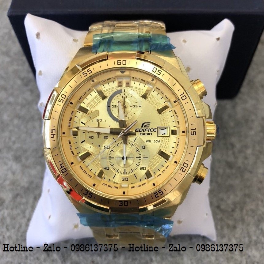 Đồng Hồ Nam CASIO Edifice EFR-539D Full Vàng 49mm