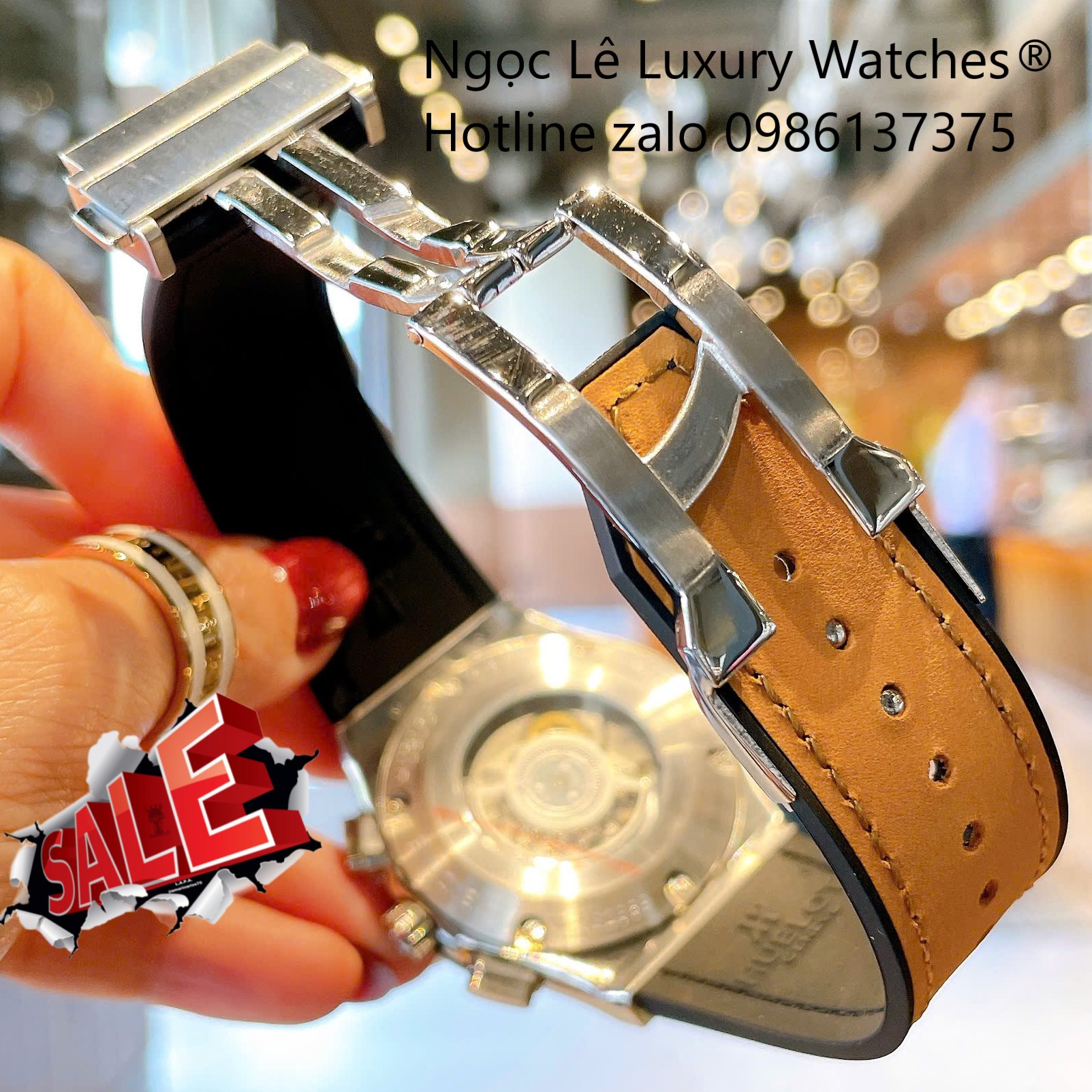 Đồng Hồ Nam Hublot Classic Fusion Automatic Dây Da Nâu Vỏ Thép Silver Size 42mm