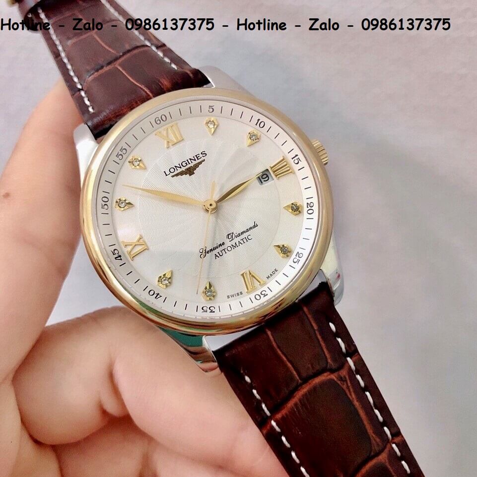 Đồng Hồ Longines Automatic Nam Siêu Cấp Dây Da Nâu