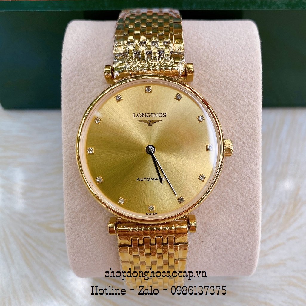 Đồng Hồ Nam Longines Automatic Full Vàng 38mm