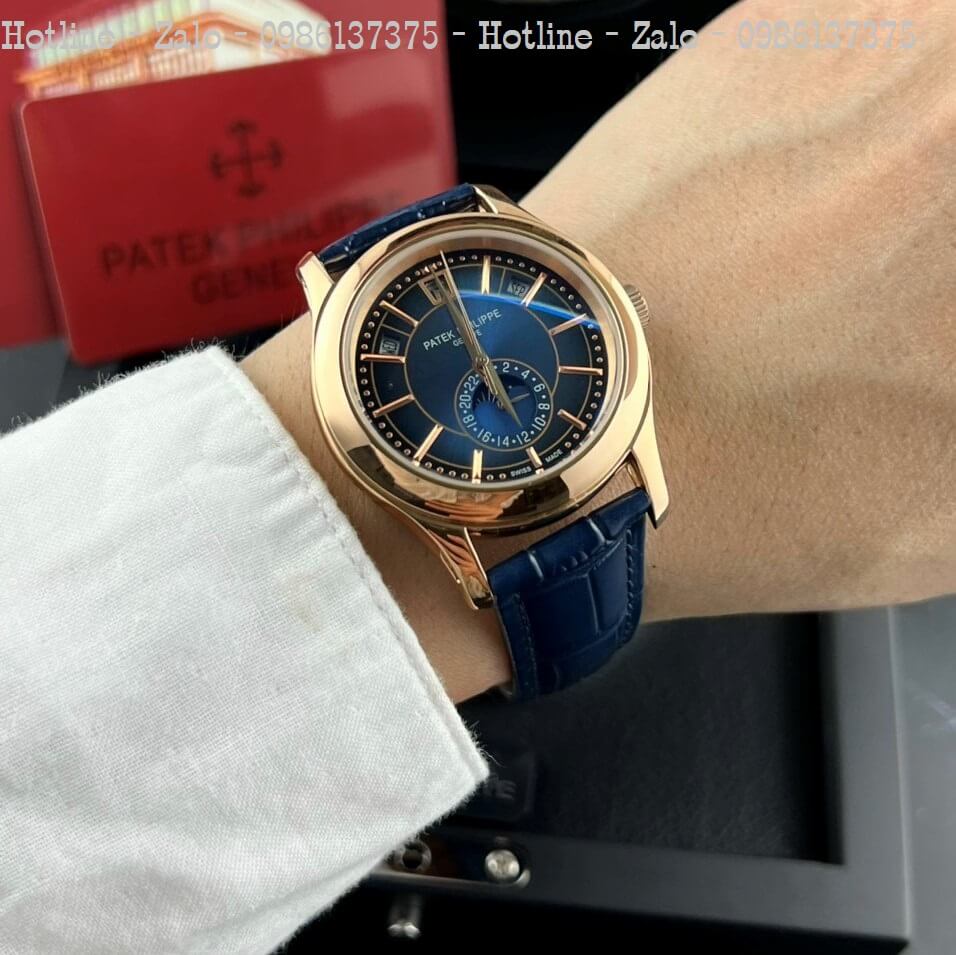 Đồng Hồ Patek Philippe Nam Máy Cơ Siêu Cấp Xanh Rose 40mm