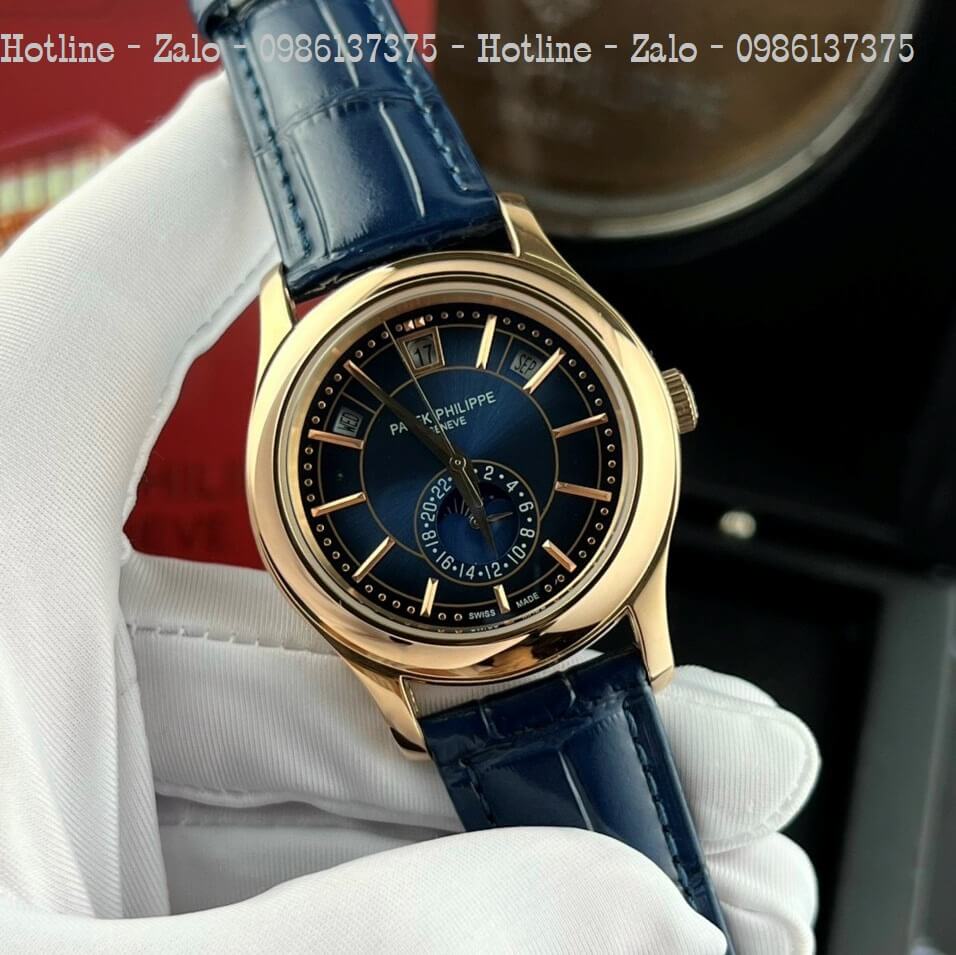 Đồng Hồ Patek Philippe Nam Máy Cơ Siêu Cấp Xanh Rose 40mm