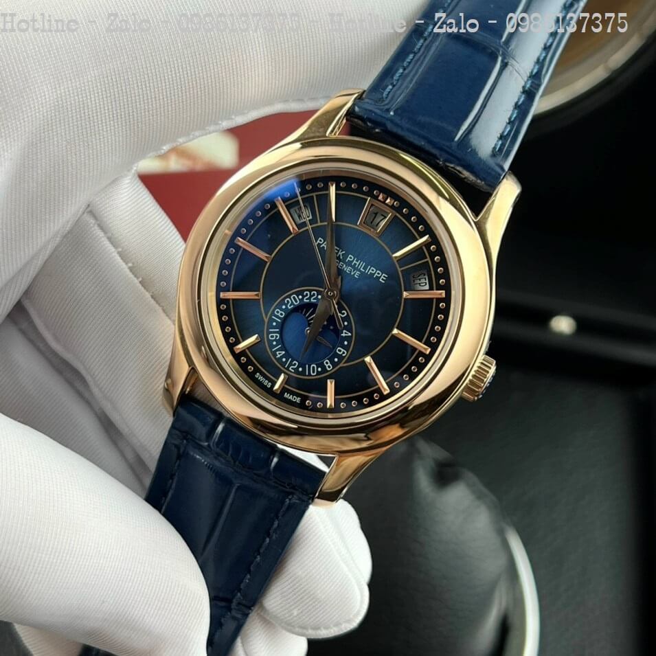 Đồng Hồ Patek Philippe Nam Máy Cơ Siêu Cấp Xanh Rose 40mm