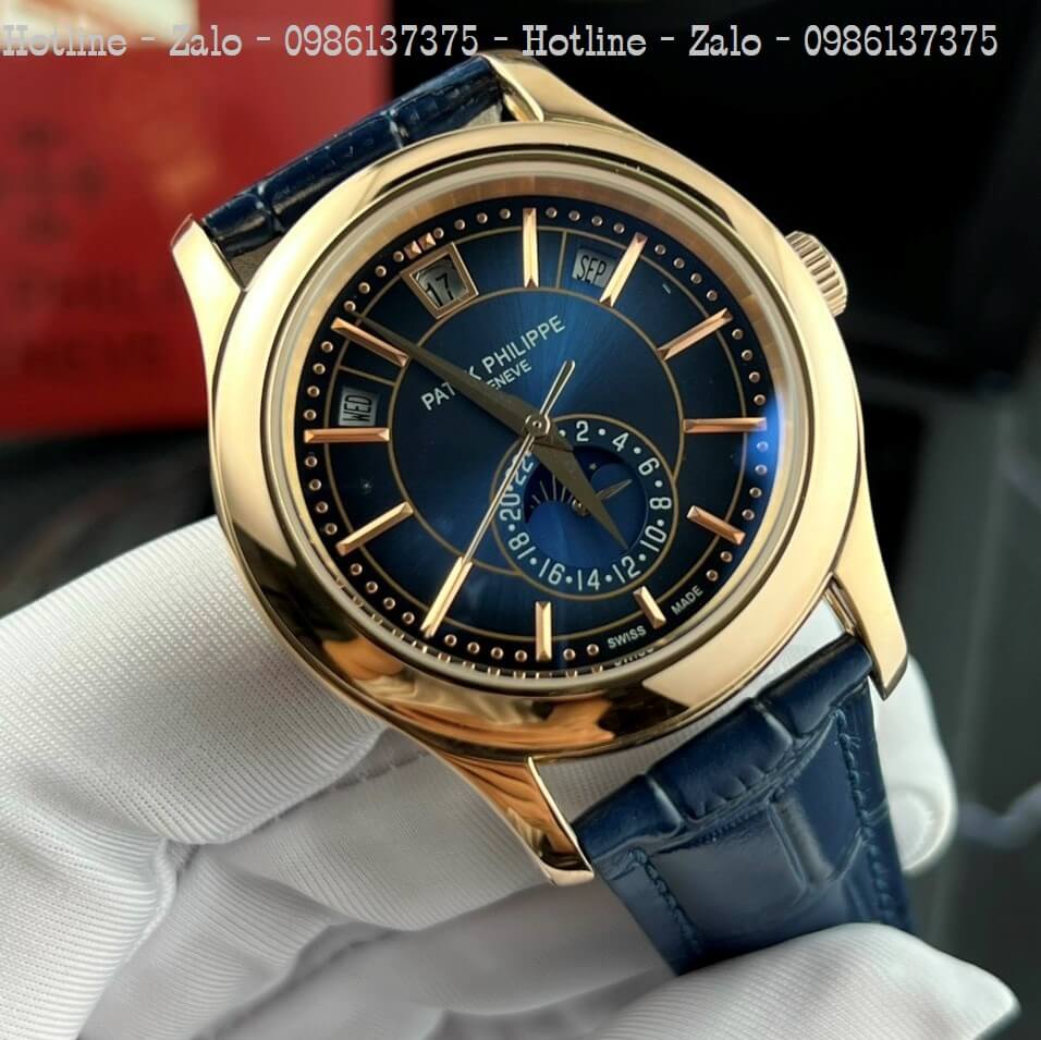 Đồng Hồ Patek Philippe Nam Máy Cơ Siêu Cấp Xanh Rose 40mm