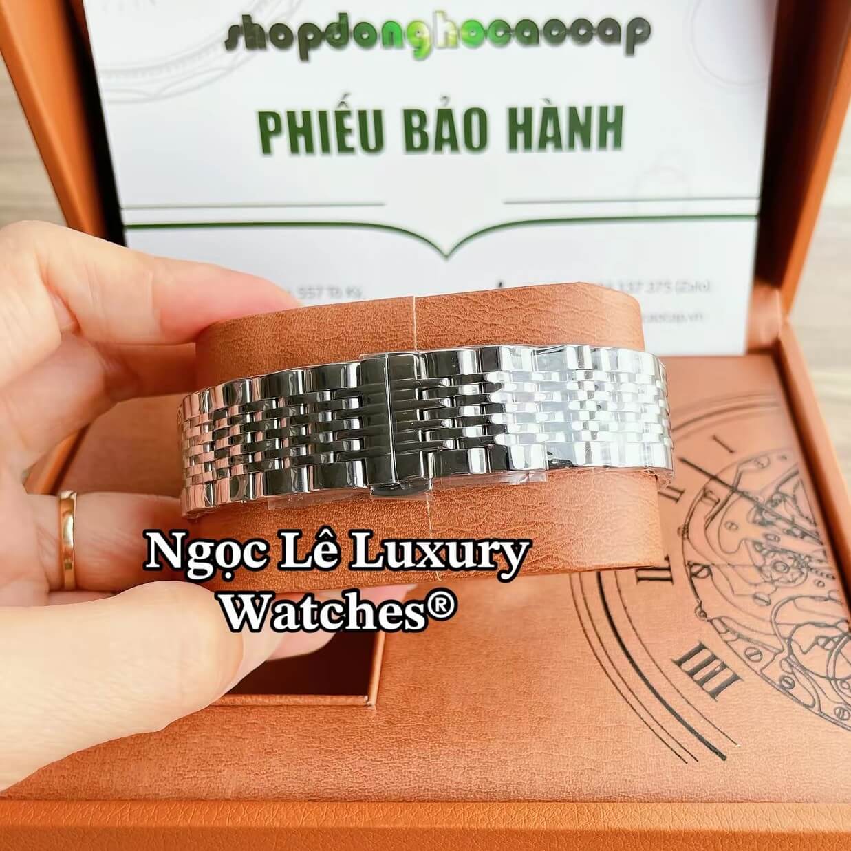 Đồng Hồ Nam Patek Philippe Complications Tự Động Dây Kim Loại Màu Bạc Mặt Đen Size 40mm
