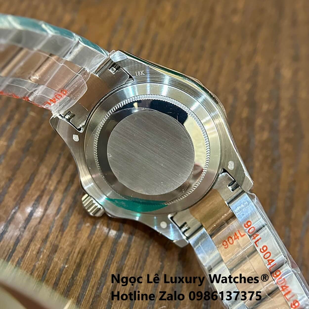 Đồng Hồ Nam Rolex Yacht Master Automatic Dây Kim Loại Demi Rose Mặt Nâu Size 40mm