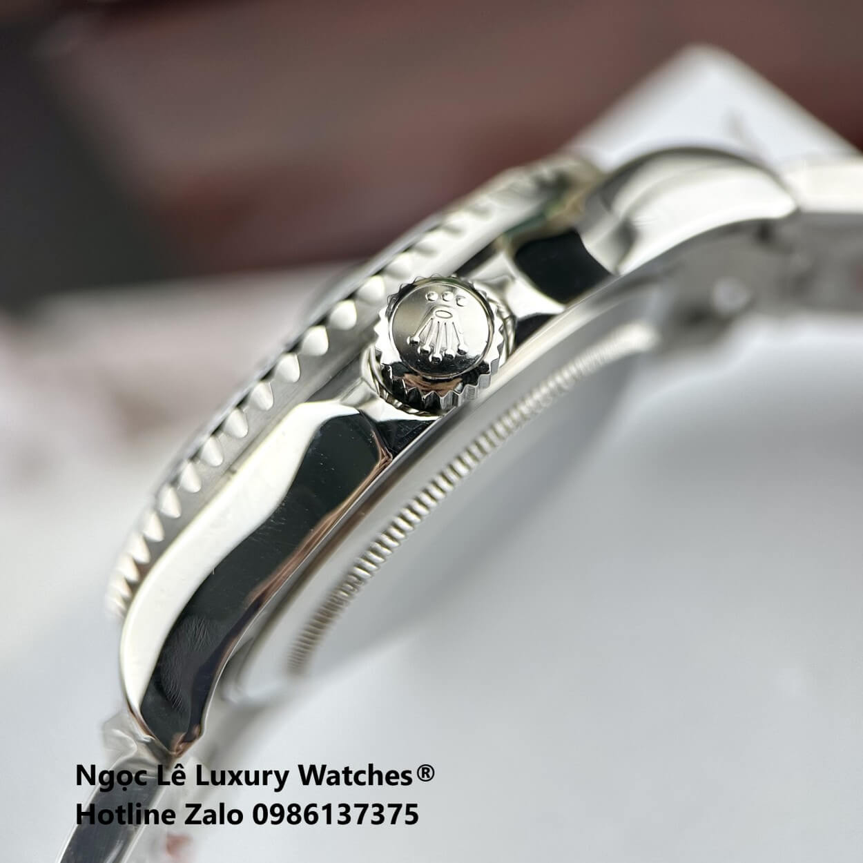 Đồng Hồ Nam Rolex Yacht Master Automatic Dây Kim Loại Silver Mặt Xanh Than Size 40mm