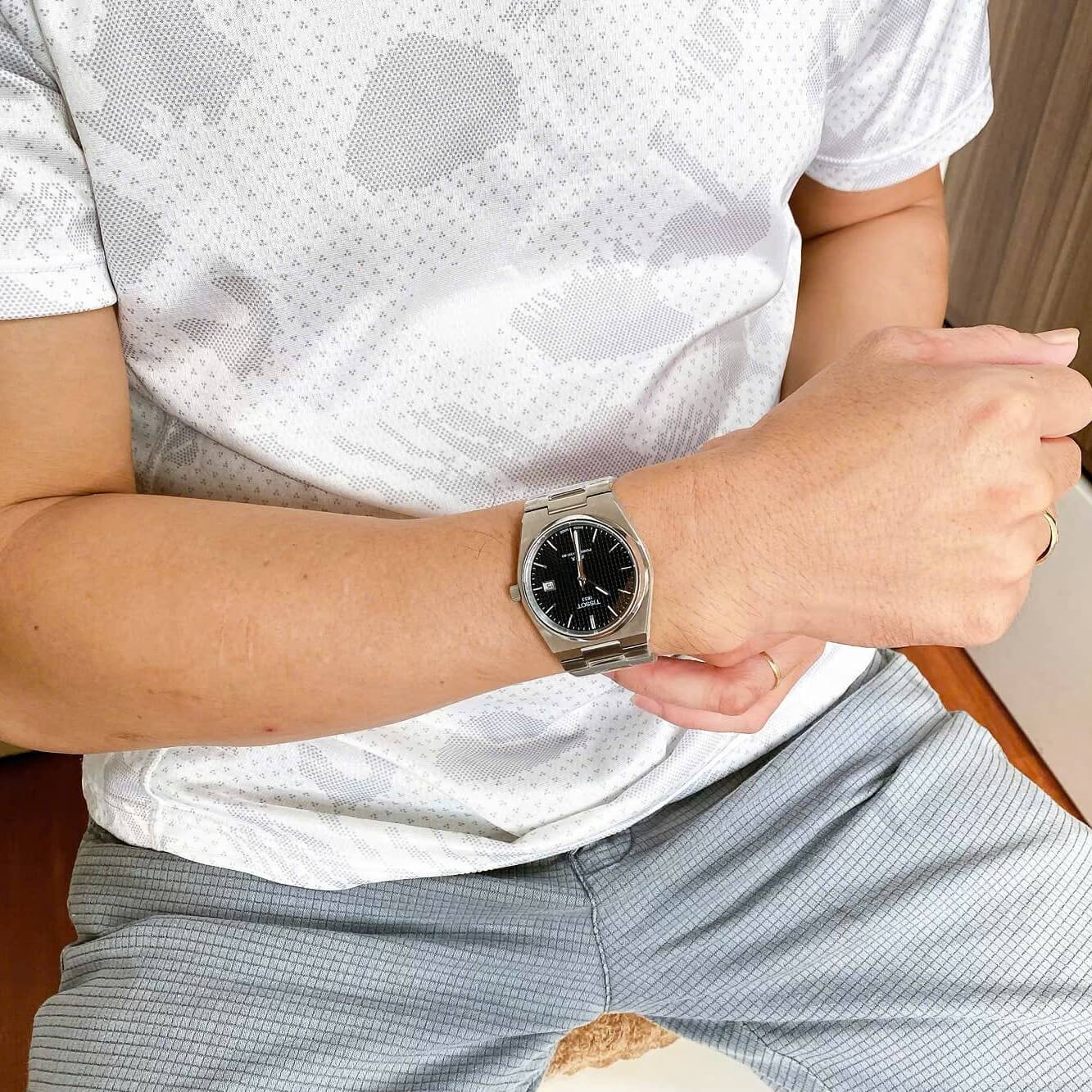 Đồng Hồ Tissot PRX Powermatic 80 Automatic - Dây Kim Loại Màu Bạc Mặt Xanh Đen - Size 40mm