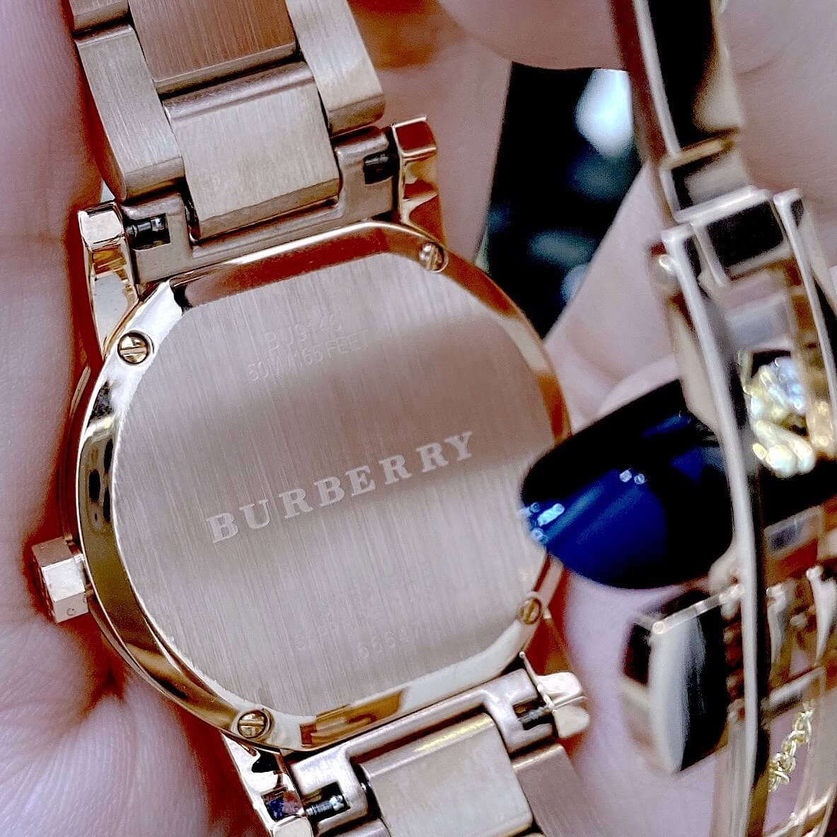 Đồng Hồ Nữ Burberry BU9146 Dây Kim Loại Vàng Hồng Máy Thụy Sĩ - Size 34mm (Rose Gold)