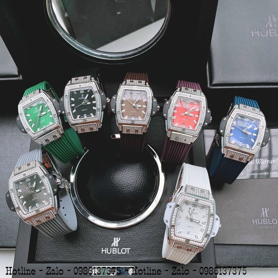 Đồng Hồ Hublot Spirit Of Big Bang Xanh Lá Đá Bạc 39mm