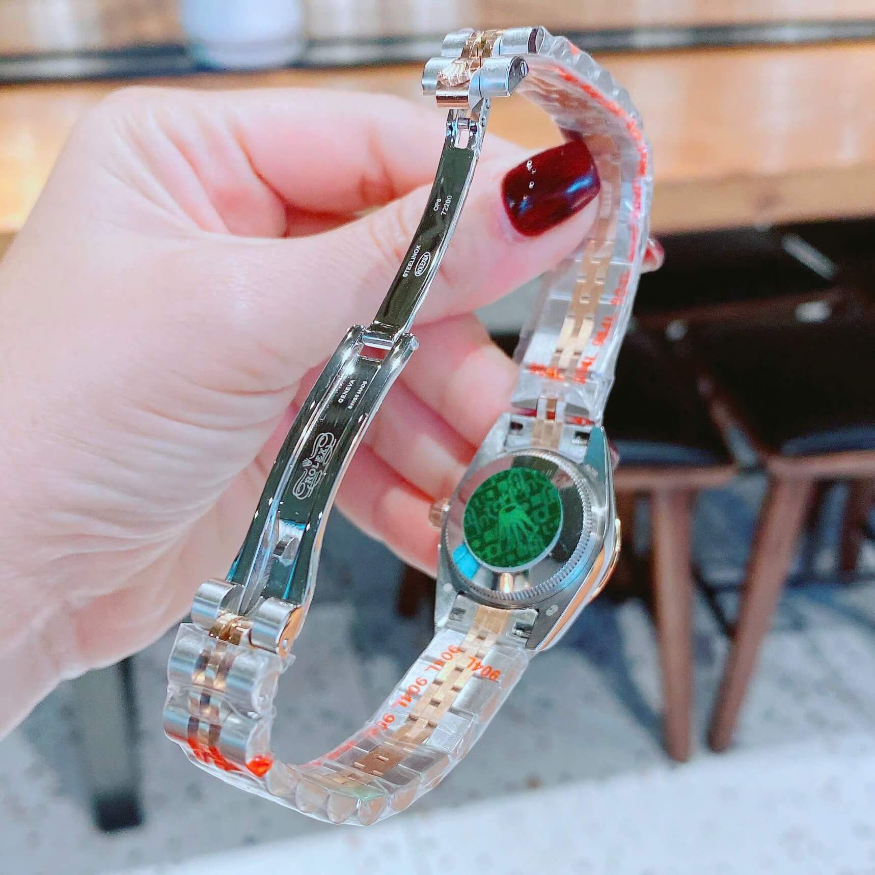 Đồng Hồ Nữ Rolex Datejust Máy Pin Size 28mm - Màu Demi Rose Mặt Nâu Socola