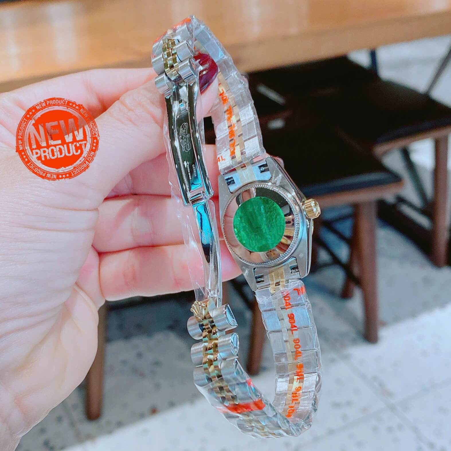 Đồng Hồ Nữ RoLex Datejust Máy Pin Size 28mm – Màu Demi Vàng Gold Mặt Trắng