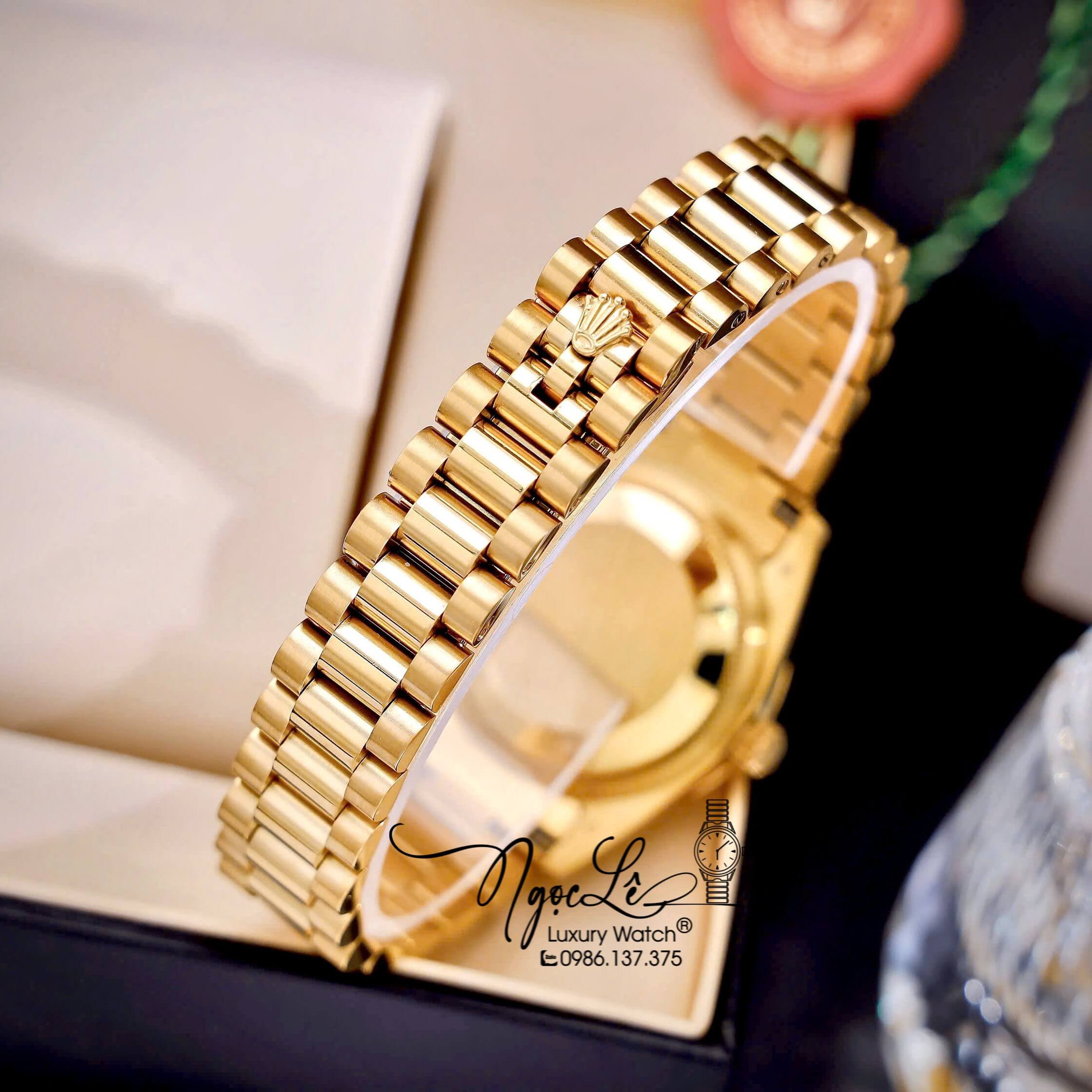 Đồng Hồ Nữ Rolex Datejust Pin Dây Kim Loại Vàng Mặt Trắng Size 31mm Cao Cấp