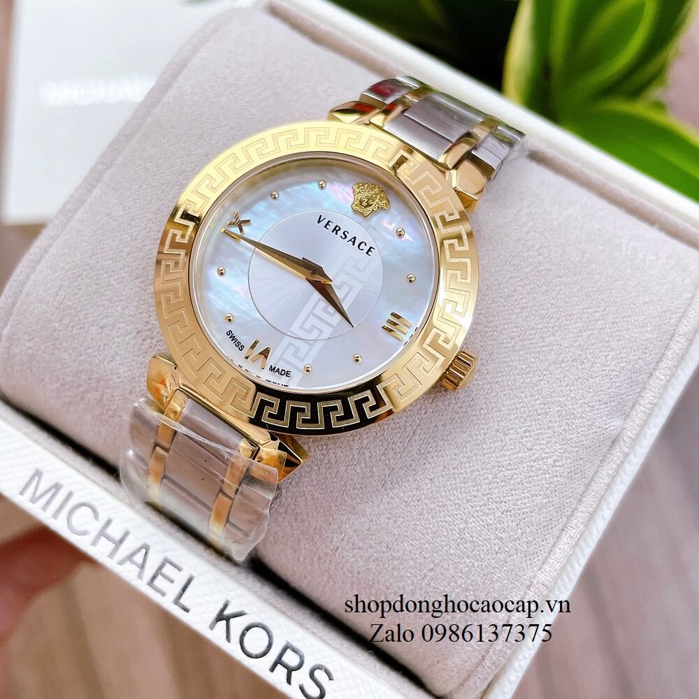 Đồng Hồ Nữ Versace Daphnis Demi Trắng Gold 35mm