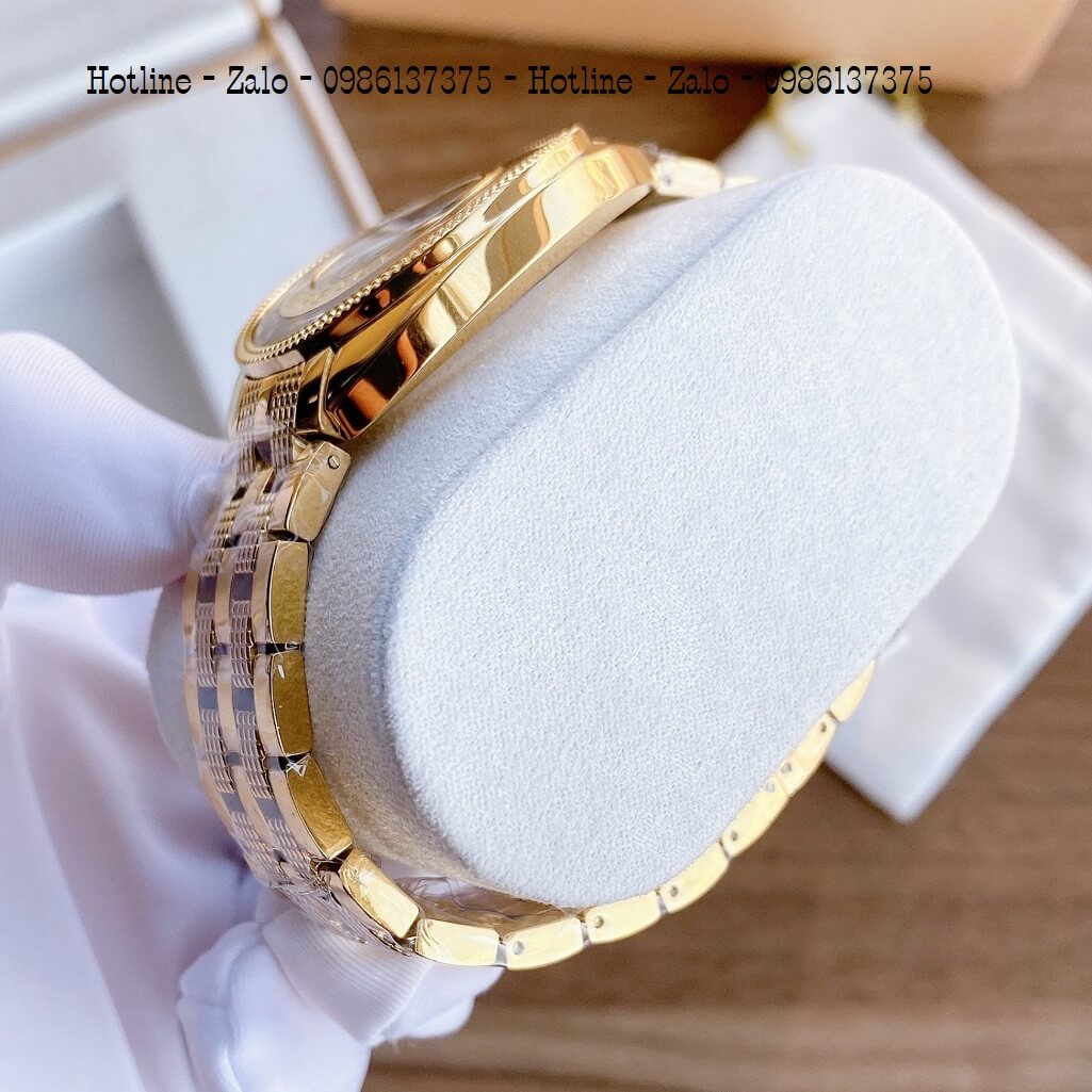 Đồng Hồ Nữ Versace Destiny Oval Vàng Mặt Đen 37mm