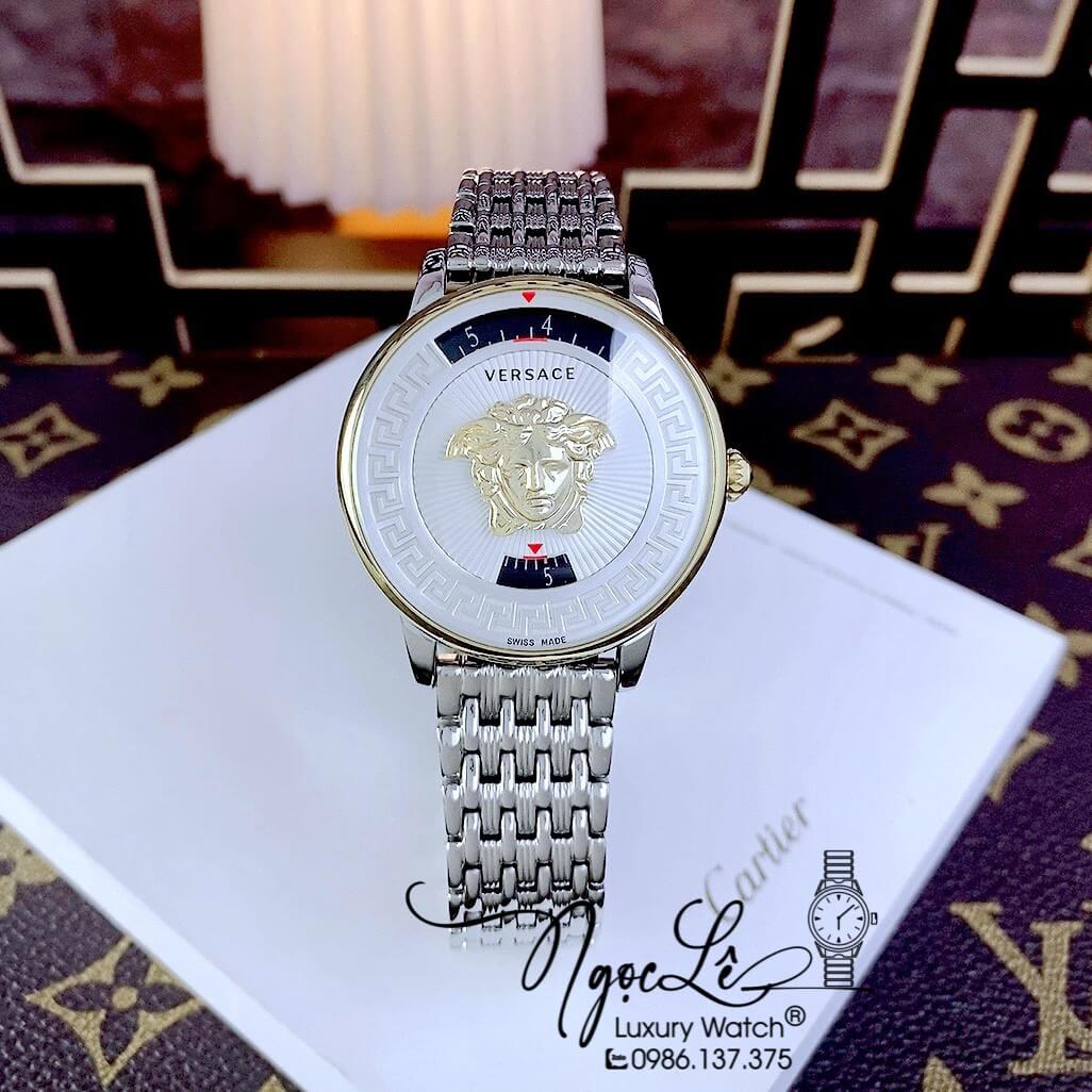 Đồng Hồ Nữ Versace Medusa Icon Dây Kim Loại Silver Size 38mm