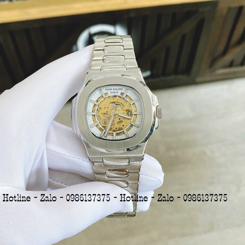 Đồng Hồ Patek Philippe Automatic Nam Lộ Máy Vàng 40mm