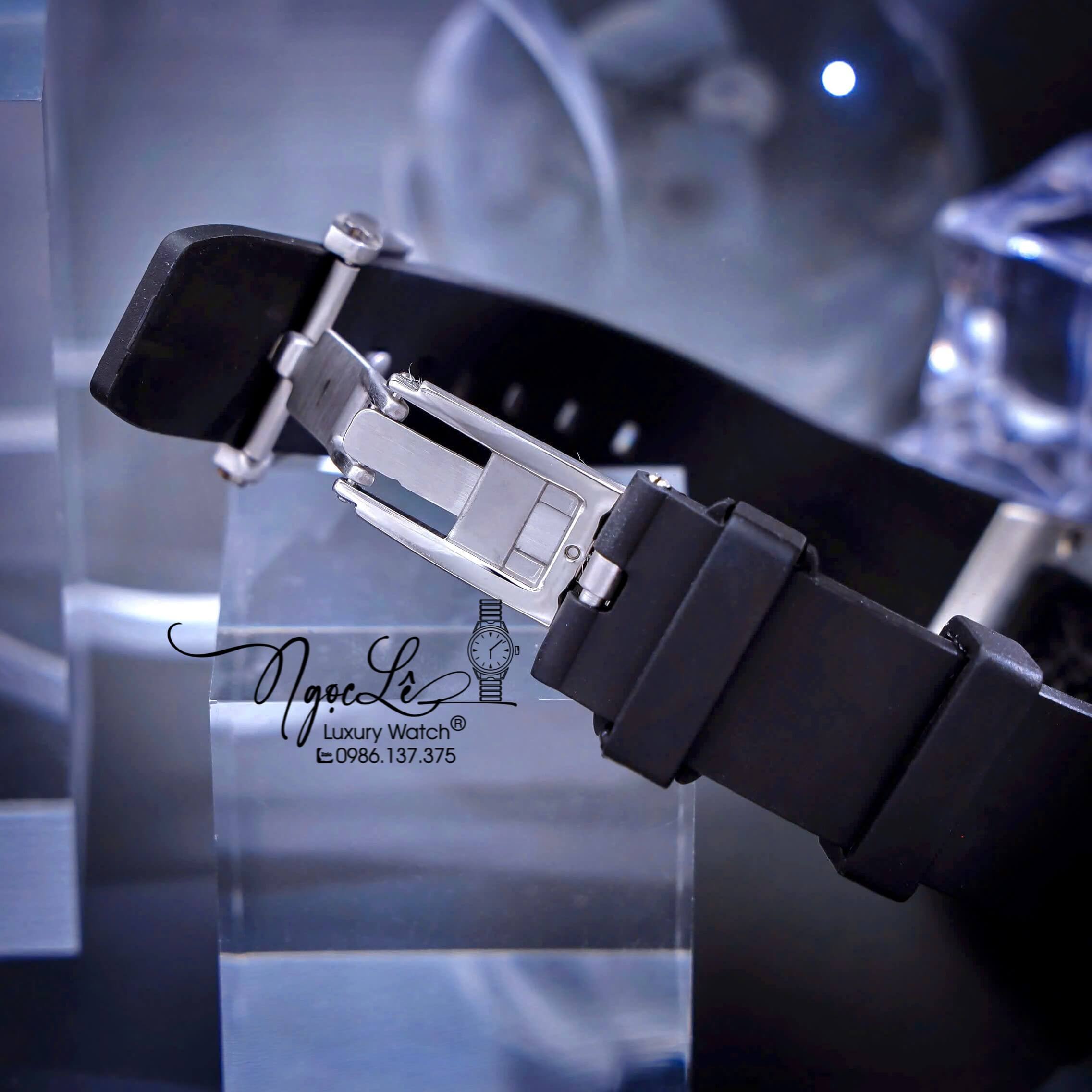 Đồng Hồ Nữ Richard Mille Dây Cao Su Đen Siêu Cấp Đính Đá Máy Pin Thụy Sĩ