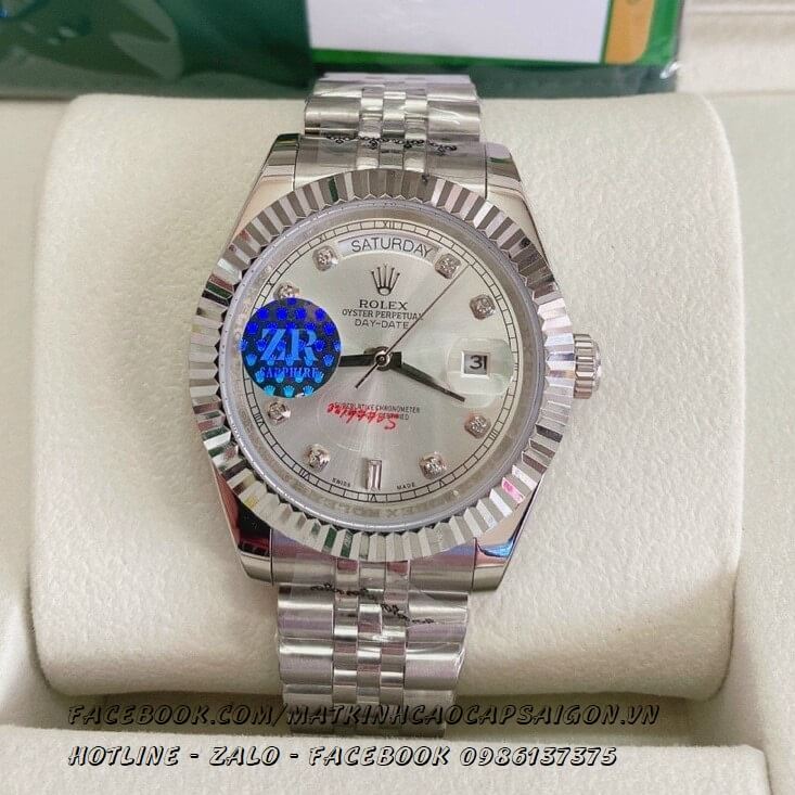 Đồng Hồ Nam Rolex Oyster Datejust Automatic Bạc 41mm