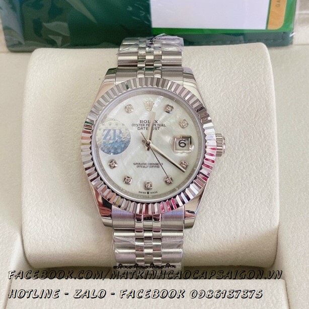 Đồng Hồ Nam Rolex Oyster Datejust Automatic Bạc 41mm