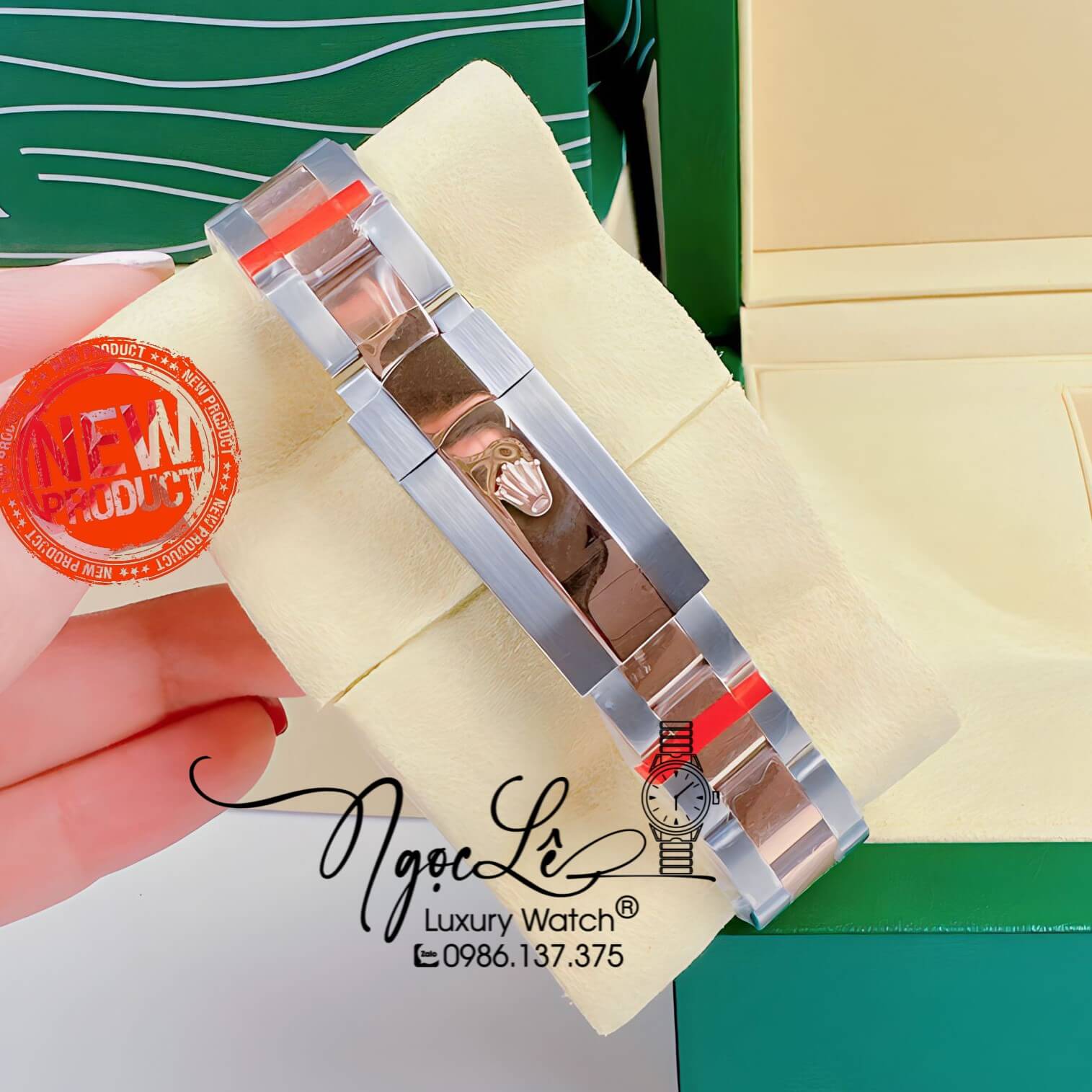 Đồng Hồ Nữ Rolex Datejust Pin Dây Kim Loại Rose Mặt Rose Đính Đá Size 32mm