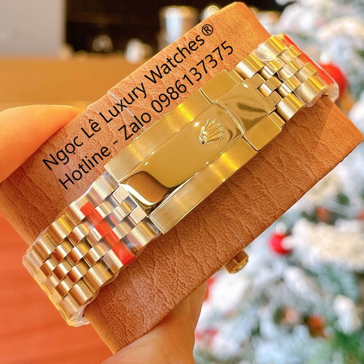 Đồng Hồ Rolex Datejust Nam Máy Pin Dây Kim Loại Vàng Mặt Vàng Size 41mm