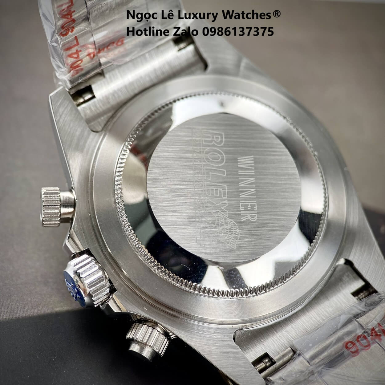 Đồng Hồ Rolex Daytona Rainbow Automatic Dây Kim Loại Màu Silver Size 40mm (Unisex)