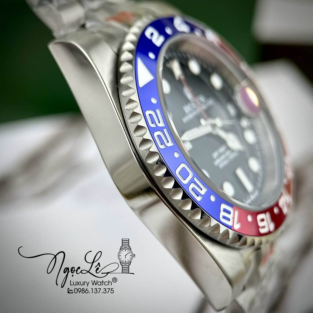 Đồng Hồ Rolex GMT-Master II Cơ Tự Động Dây Kim Loại 126710 BLRO 41mm