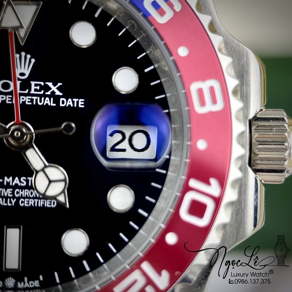 Đồng Hồ Rolex GMT-Master II Cơ Tự Động Dây Kim Loại 126710 BLRO 41mm