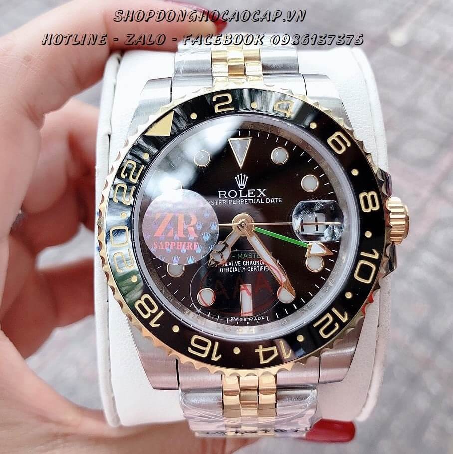 Đồng Hồ Rolex Oyster Automatic Nam 41mm (Demi Mặt Đen)