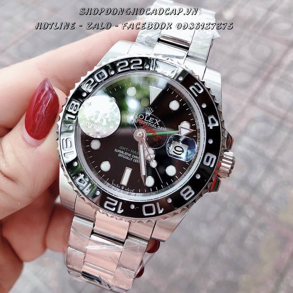 Đồng Hồ Rolex Oyster Perpetual Automatic Nam 41mm (Mặt Đen)