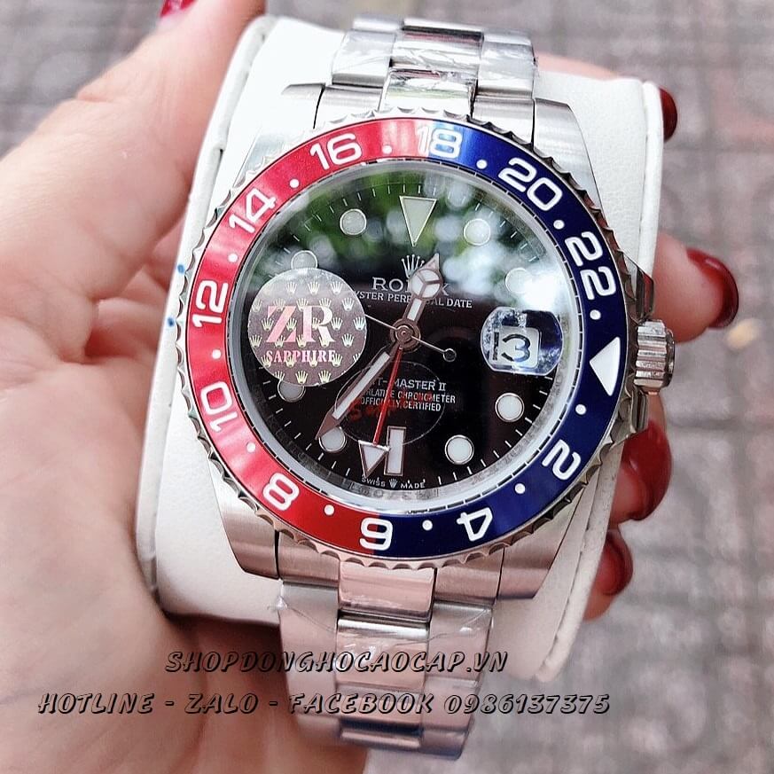 Đồng Hồ Rolex GMT Master Perpetual Automatic Nam 41mm (Xanh Đỏ)