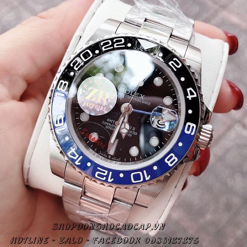 Đồng Hồ Rolex GMT Master Oyster Perpetual Automatic Nam 41mm (Xanh Đen)
