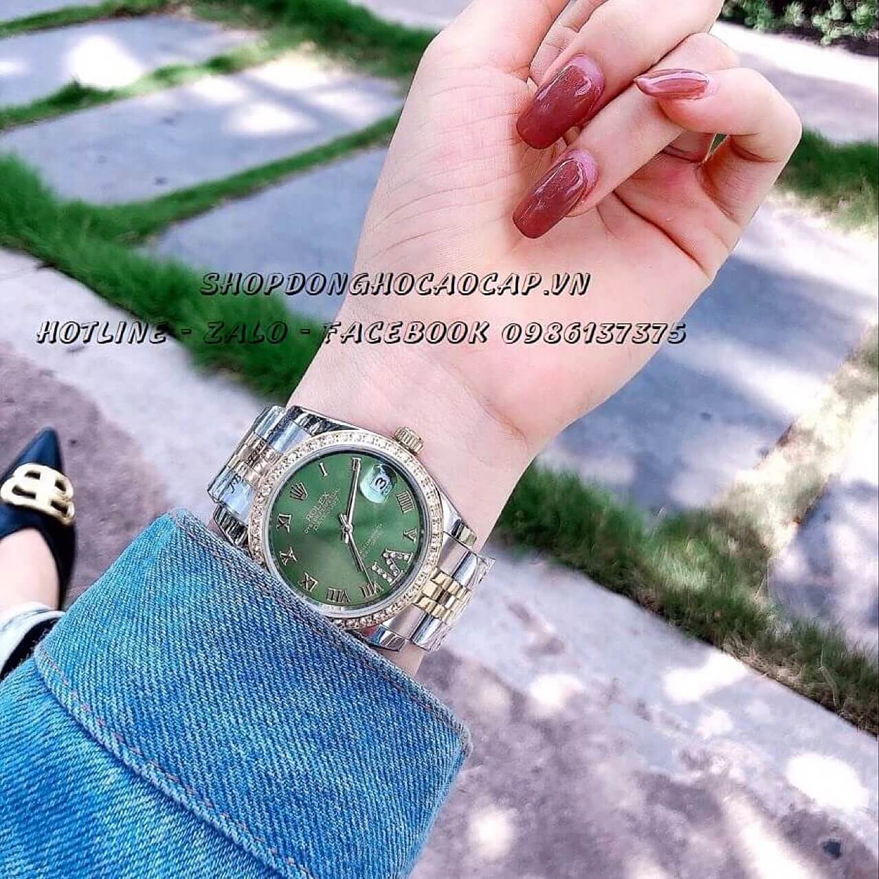 Đồng Hồ Cặp Rolex Datejust Automatic Nam Nữ 36mm - 32mm - 28mm