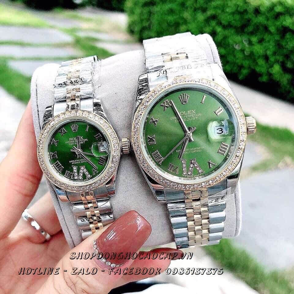 Đồng Hồ Cặp Rolex Datejust Automatic Nam Nữ 36mm - 32mm - 28mm
