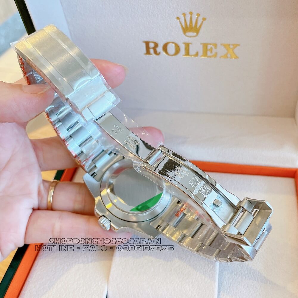 Đồng Hồ Rolex Submariner Tự Động Nam Mặt Đen Silver 41mm