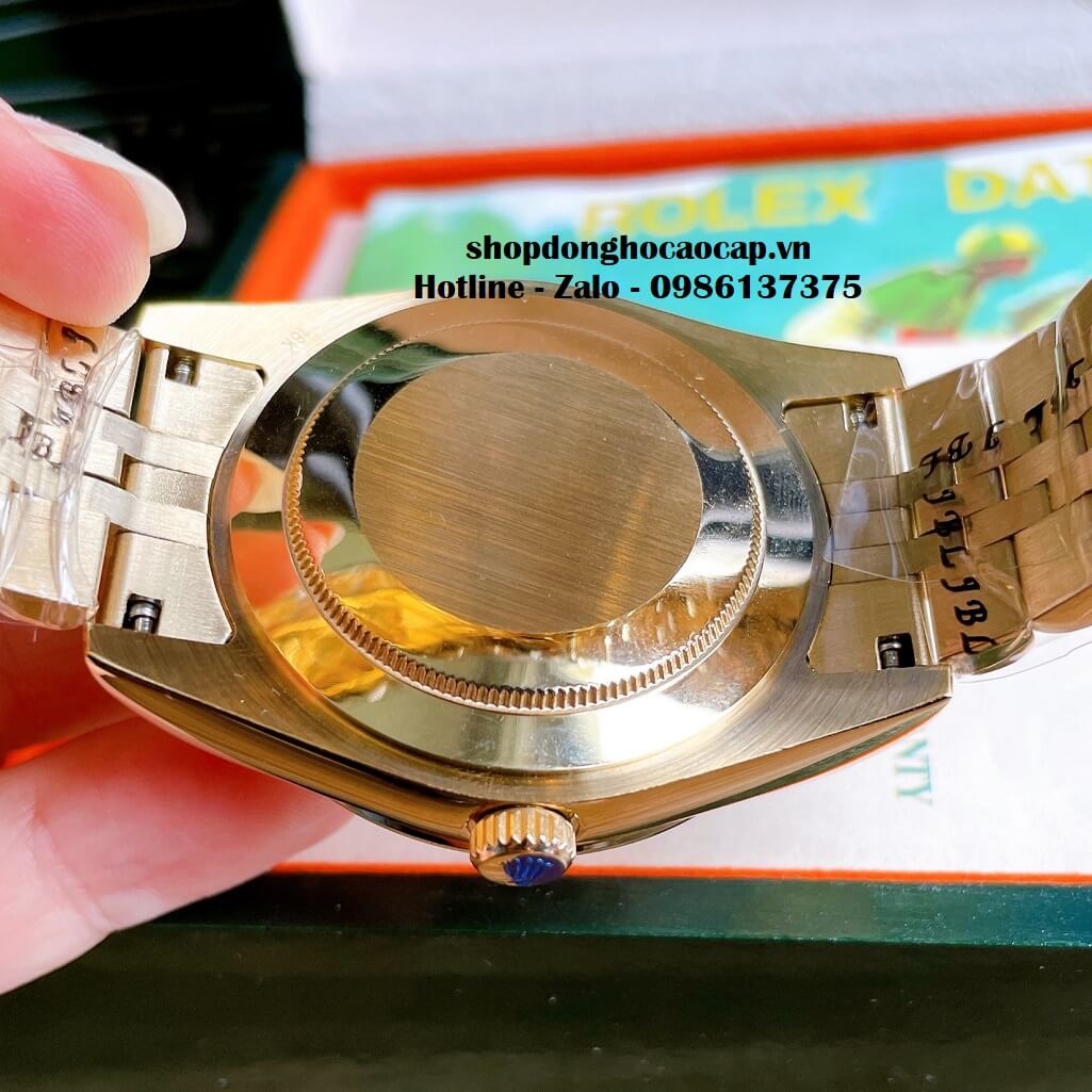 Đồng Hồ Rolex Datejust Tự Động Nam Màu Vàng Kim Phản Quang