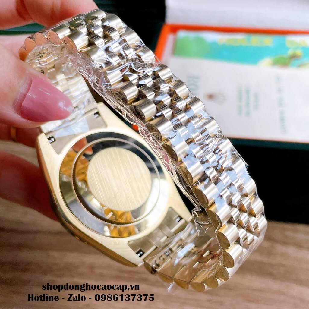 Đồng Hồ Rolex Datejust Tự Động Nam Màu Vàng Kim Phản Quang