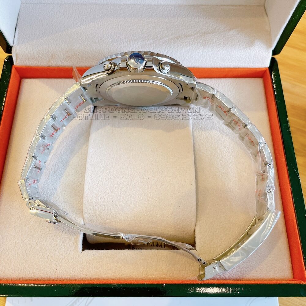 Đồng Hồ Rolex Yacht-Master II Tự Động Nam Dây Kim Loại Mặt Trắng Silver 44mm