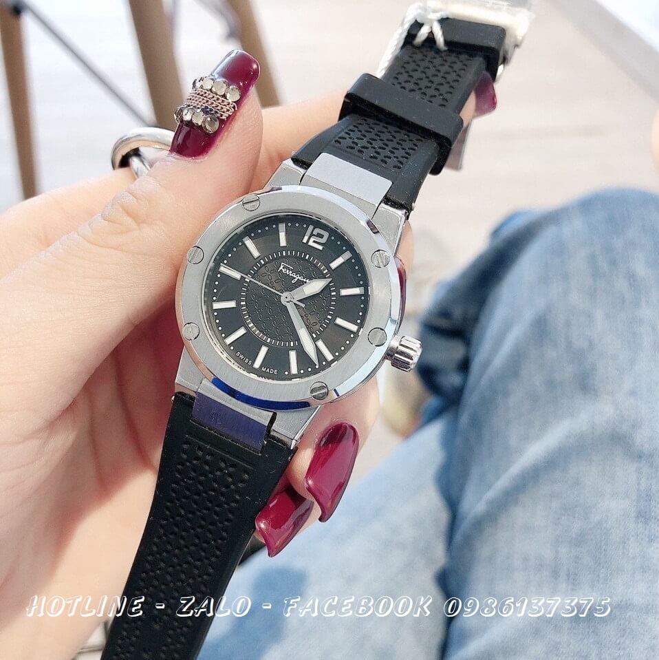 Đồng hồ nữ Salvatore Ferragamo F80 dây cao su