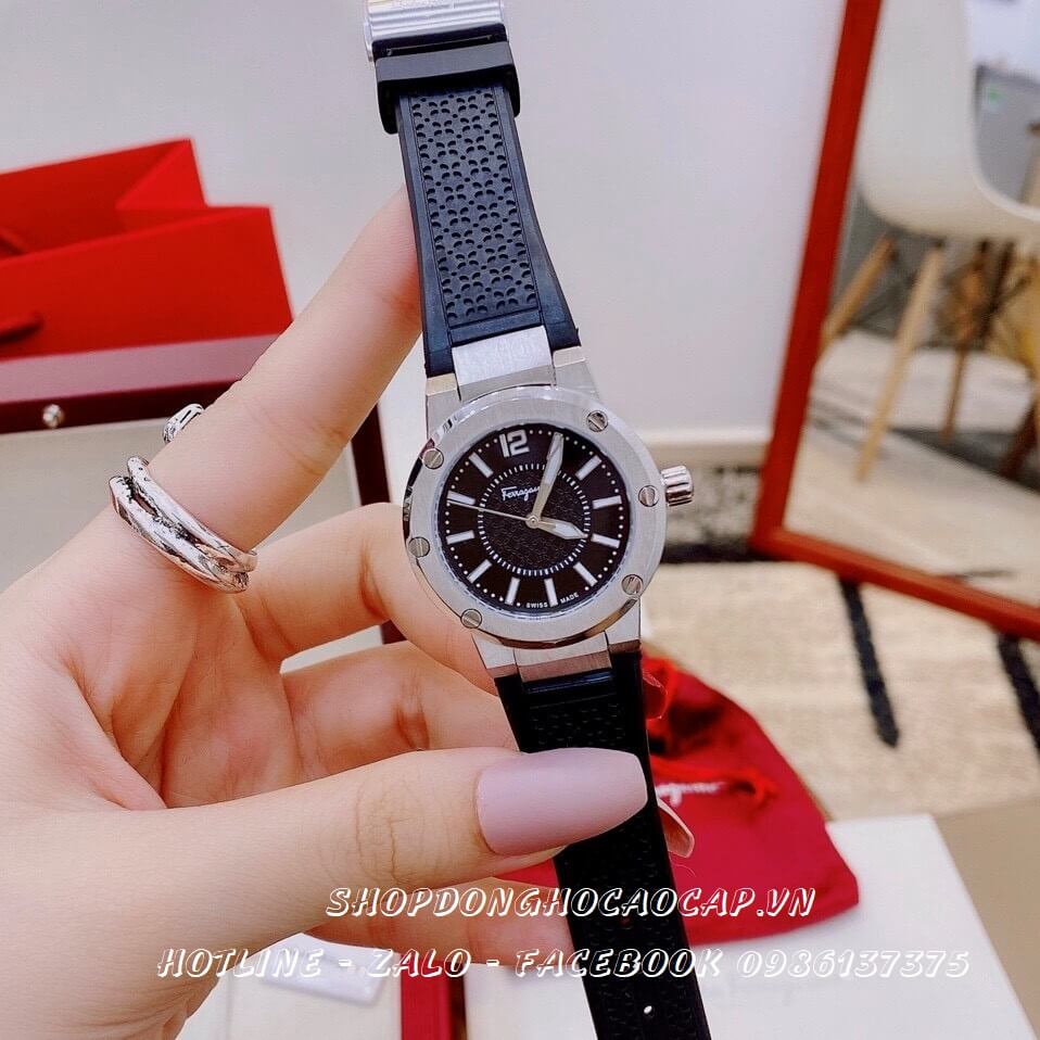 Đồng hồ nữ Salvatore Ferragamo F80 dây cao su