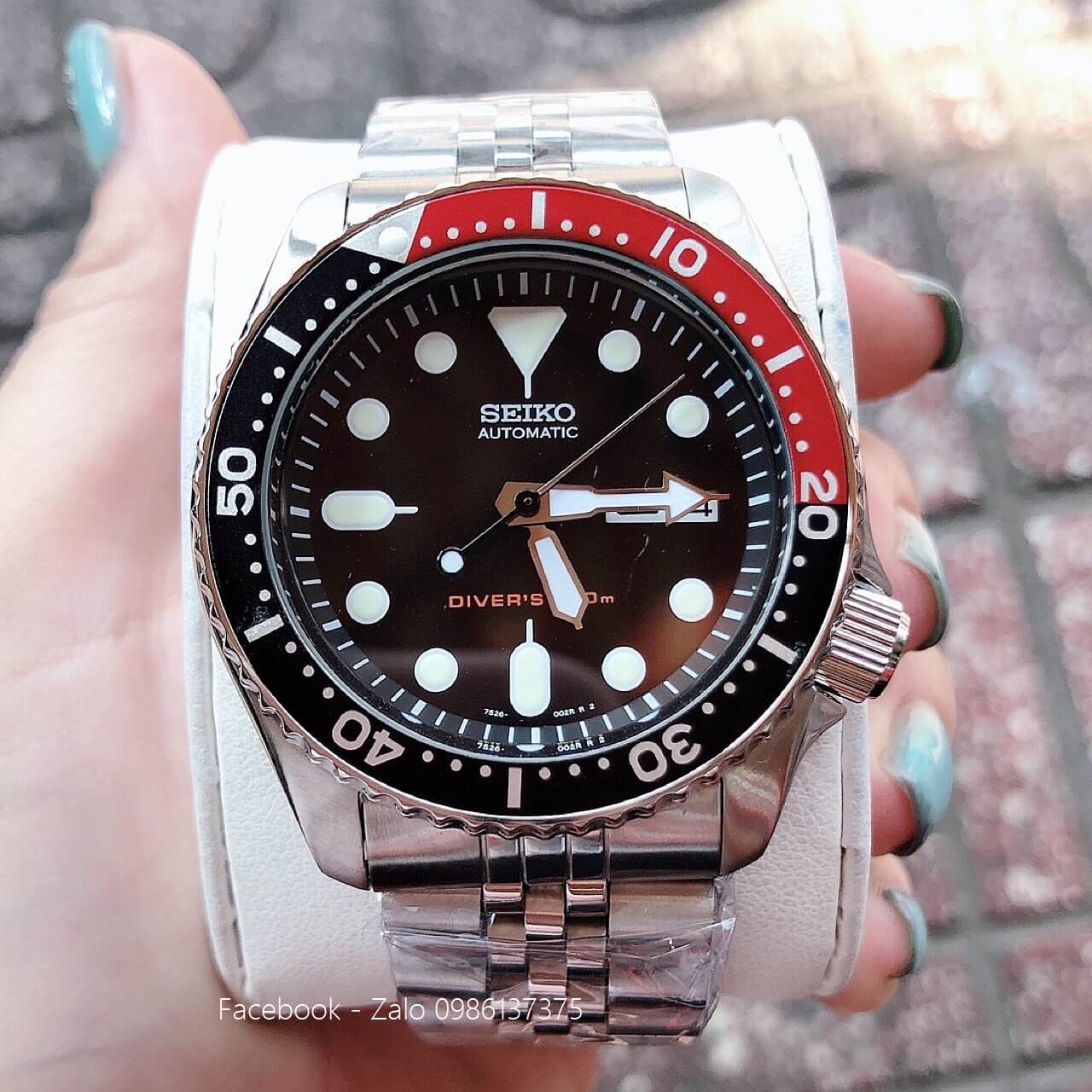 Đồng Hồ Seiko Nam Automatic Diver's 200m Đen Đỏ – Shop Đồng Hồ Cao Cấp